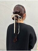 松尾菫菜/ヘアセット/カチモリ/ヘアアレンジ/韓国ヘア