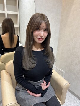 アンククロス 青山店(ANKH CROSS) エクステ/ビフォーアフター/オリーブカラー