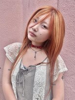 ボコカ(bococa)&nbsp;【Vicky指名】ブリーチデザイン平成カラーオレンジレイヤー