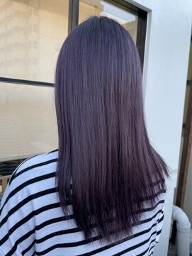 ノットドットビー(KNOT.B) ラベンダーカラー　透明感カラー　暗めカラー