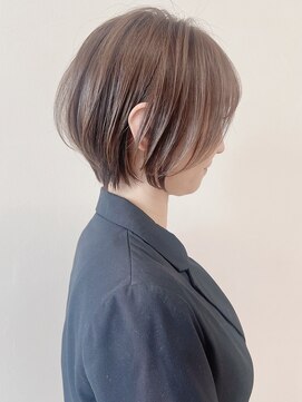 セイドット リー(Say. Ree) say.ボブミニボブくびれボブレイヤーボブオリーブグレーベージュ