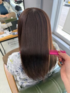 ヘアーアンドビューティーザ エフ(Hair Beauty the F) *髪質改善カラー_ココアブラウン_m254