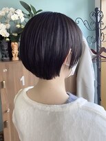 ヘアークルーズピース (hair cruise Piece)&nbsp;丸みショート/ショートボブ/ブルーブラック