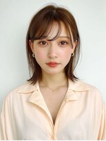 アンドレイ 表参道(andrey)&nbsp;着物ヘア/ダークアッシュ/ミディアムレイヤーカット/表参道