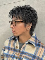 アイビーズ(IVYS)&nbsp;ルーズパーマ大人ショートシャドウパーマツイストツーブロック