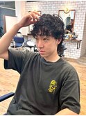 メンズウルフパーマ　名古屋/矢場町/大須/上前津