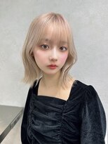 ロンド マーレ 天神大名店(Lond mare)&nbsp;大人ガーリー/小顔/ミディアムレイヤーカット/似合わせカット