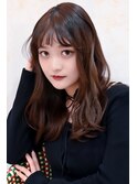10代20代30代　眉上バング　前髪カット　イメチェンヘアスタイル