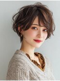 ニュアンスパーマで骨格補正