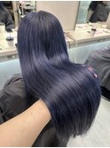 ブリーチで作るブルーカラー