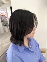 ルポ 京都四条河原町店(repos)&nbsp;切りっぱなしボブ/顔まわりカット
