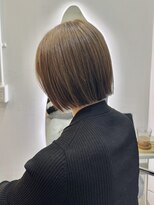 イミュー(iimu)&nbsp;切りっぱなしボブ／タイトボブ／ベージュブラウン／イルミナ