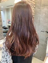 ヘアアンドメイク シークネクスト(HAIR&MAKE SeeK NEXT)&nbsp;《NEXT 門井》暖色系カラー レッドピンク ハイライト