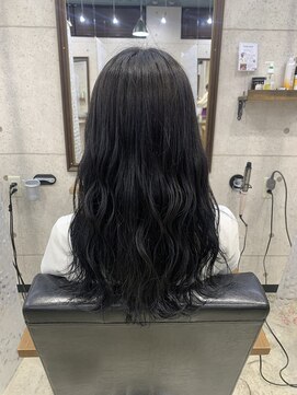 ヘアサロン ドットプラス 町田店(dot. plus) 暗染ネイビーブラック
