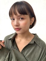 シー バイ ロンド 新宿(Sea by Lond)&nbsp;【福島泰】大人かわいいマチルダボブとココアブラウンカラー