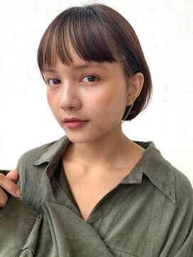 シー バイ ロンド 新宿(Sea by Lond) 【福島泰】大人かわいいマチルダボブとココアブラウンカラー