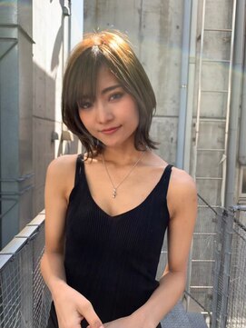 オースティン 門前仲町(AUSTIN) AUSTIN☆外ハネボブアッシュブラウンネオウルフツイストパーマ