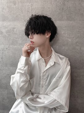 シン(syn) ツイストスパイラルマッシュ センターパート