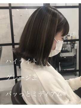 ディーバヘアファクトリー(diva.hair factory) ハイライトグレージュ