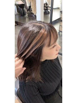 ヘアーコントレイル(hair contrail) #フロントインナーカラー