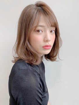 キリ 表参道(kyli) イメチェンチェリーブラウンモードダークアッシュ愛されミディ*