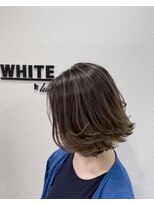アンダーバーホワイト 西宮店(_WHITE) バレイヤージュonグレージュ