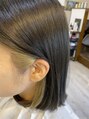 ヘアーエポック(hair epoque) インナーカラーも艶とのコラボがまた可愛いです＾＾