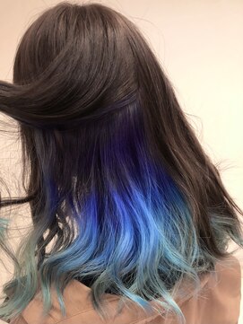 フィッティ 横須賀中央店(fiti) インナー×ブルーグラデーション