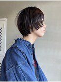 前上がりボブ