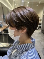 シェル 国分寺(shell)&nbsp;ハンサムショート/カーキベージュ/透明感カラー/ベージュカラー