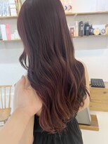 センスヘア(SENSE Hair) ブリーチなし！カシスレッド