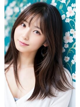 ロアゾブルーミュージアム(L'oiseau Bleu museum) やや前下がりにカットした切りっぱなしスタイル