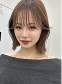 hegi__sand/ボブ/ショート/韓国風/前髪カット[大阪梅田]