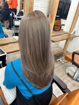 ナンバー アンフィール 渋谷(N° anfeel)&nbsp;艶髪ハイライトカラー髪質改善トリートメントくびれミディ渋谷