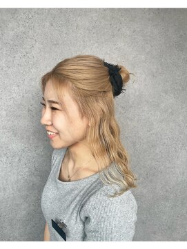 ライフイズ 磐田本店(Life is...) half up arrange♪