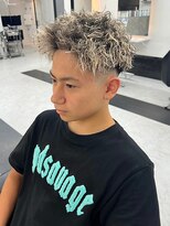 アリープパロット(ALEAP parrot)&nbsp;メンズ似合わせパーマ/ニュアンス/ブリーチカラー