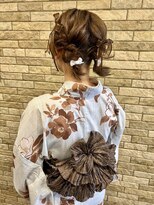 タクミフォーヘアー(TAKUMI for hair) 浴衣ツインリボンヘア