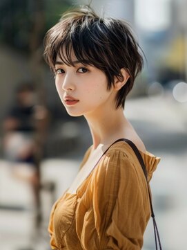 アルトリスト(Altruist Aging×HAIR&SPA) ☆イメチェンピンクベージュアンブレラカラー前髪クールショート