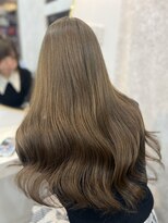 ラビス(Lovis)&nbsp;前髪カタログ／アンブレラカラー／こなれミディ/イメチェンヘア