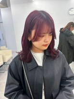 ブラウン(Brown)&nbsp;#haru カシスレッドカラー