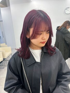 ブラウン(Brown) #haru カシスレッドカラー