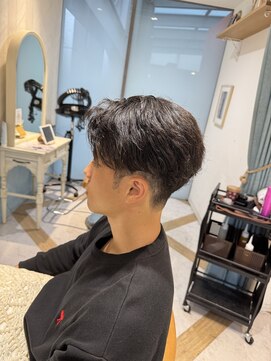 ロンド ストラーダ 心斎橋(Lond strada) メンズカット×波巻きパーマ×イメチェン[心斎橋]