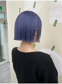ネイビーブルーパツっとボブ!担当ニキ