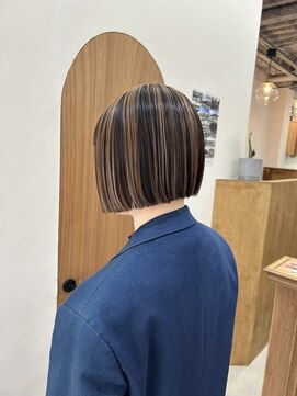 ハレトケ(HALEtoKE) ミニボブとアンブレラカラー