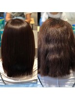 レアビーチ(Lea Beach)&nbsp;【髪質改善】カット+艶髪カラー+髪質改善ストレート+Tr