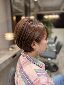 パーチェヘアー(pace hair) 30代40代50代ナチュラル大人可愛いショートボブスタイル