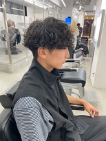 ロンド ローガン 名駅(Lond LOGAN)&nbsp;波巻きスパイラルパーマメンズマッシュツイストスパイラルパーマ