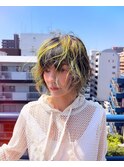 ハイトーンカラー×ウルフスタイル