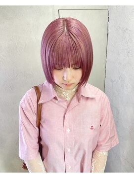 マジコ 表参道(Magico) ボブ/ケアブリーチ/ベージュ/ブリーチ/ダブルカラー/表参道