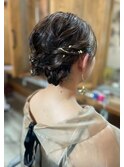パーティーヘアセット（ウェディングにもOK）